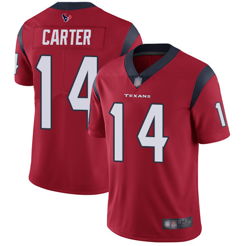 Houston Texans Limited Red Men DeAndre Carter Alternate Jersey NFL Football #14 Vapor Untouchable